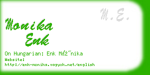 monika enk business card